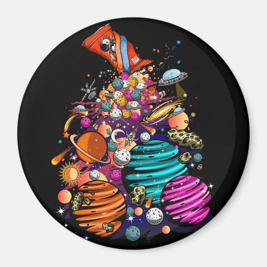 Snoep ruimte magneet (Voorkant)