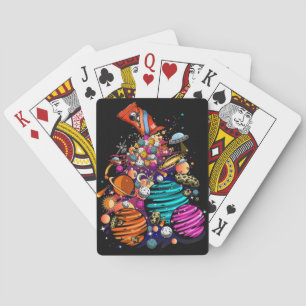 Snoep ruimte pokerkaarten