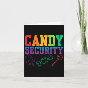 Snoep Security Candyland Halloween Kostuum Kinder Kaart