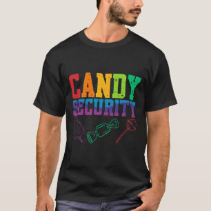 Snoep Security Candyland Halloween Kostuum Kinder T-shirt