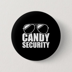Snoep Security Funny Easy Halloween Kostuum Adult Ronde Button 5,7 Cm