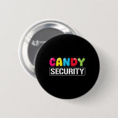 Snoep Security Funny Halloween Kostuum Kinder Jong Ronde Button 5,7 Cm (Voorkant /achterkant)
