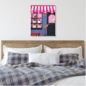 Snoep Shop Canvas Print (Insitu (Slaapkamer))
