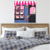 Snoep Shop Canvas Print (Insitu (Slaapkamer))