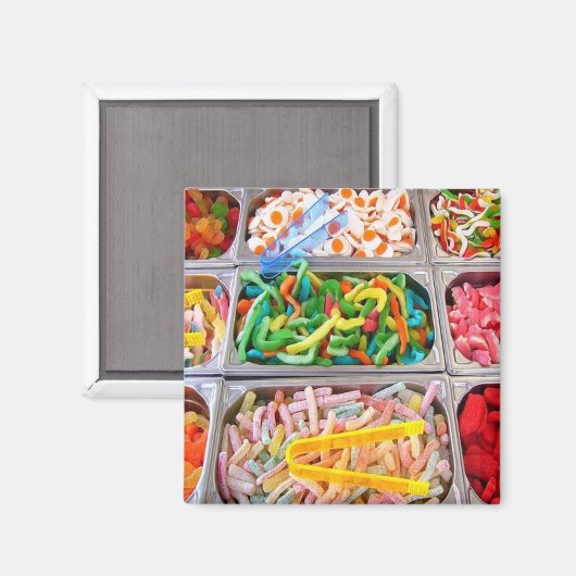 Snoep Shop Magnet Magneet (Voorkant / Achterkant)