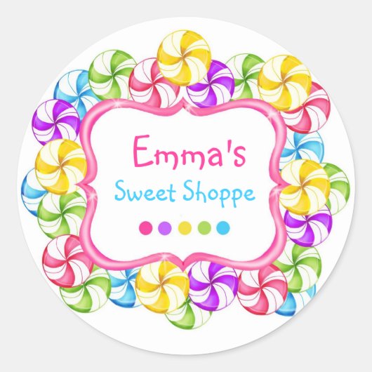Snoep Shoppe Swirl Stickers (Voorkant)
