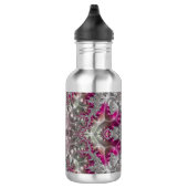 SNOEP ~ SILVER BUBBLES GLOSSY! ~ Roze zilver 3D Waterfles (Rechts)