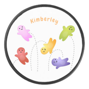 Snoep snoepjes cartoon hockey puck