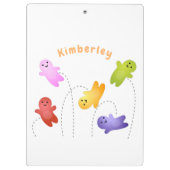 Snoep snoepjes cartoon klembord (Achterkant)