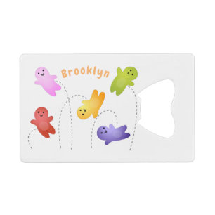 Snoep snoepjes cartoon kredietkaart flessenopener