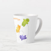 Snoep snoepjes cartoon latte mok (Rechterhoek)