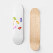 Snoep snoepjes cartoon skateboard (Voorkant)