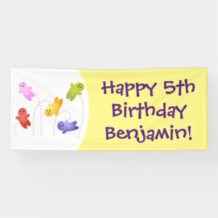 Snoep snoepjes cartoon spandoek