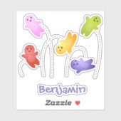 Snoep snoepjes cartoon sticker (Vel)