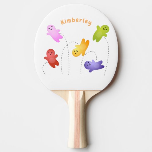 Snoep snoepjes cartoon tafeltennisbatje (Voorkant)