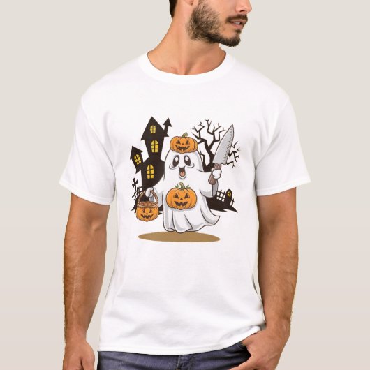 snoep spook t-shirt (Voorkant)