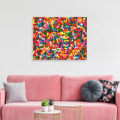 Snoep Sprinkles 2 Canvas Afdruk (Insitu (Woonkamer))