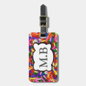 Snoep Sprinkles Bagagelabel (Voorkant verticaal)