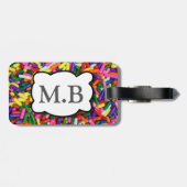 Snoep Sprinkles Bagagelabel (Achterkant horizontaal)