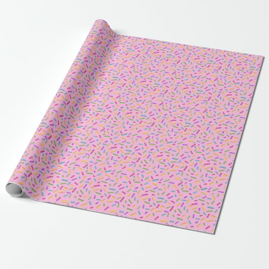 Snoep Sprinkles Cadeaupapier (Uitgerold)