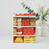 Snoep Store Shelves Briefkaart (Staand voorkant)
