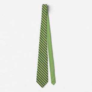 Snoep Stripe Green - Gepersonaliseerd Stropdas