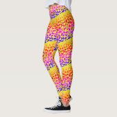 Snoep Stripe luipaard afdrukken Leggings (Links)