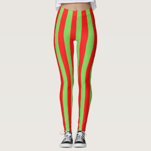 Snoep Stripe Red Green Leggings