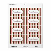 Snoep striped labels (Full Sheet)