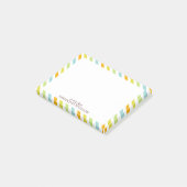 Snoep Stripes Patroon Post-it® Notes (Schuin)