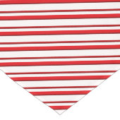 Snoep Stripes, pepermuntrood en wit Korte Tafelloper (Hoek)