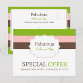 Snoep Stripes Promotie Briefkaart (Voorkant / Achterkant)