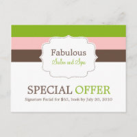 Snoep Stripes Promotie Briefkaart