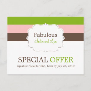 Snoep Stripes Promotie Briefkaart