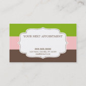 Snoep Stripes Visitekaartjes Afsprakenkaartje (Achterkant)