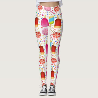 SNOEP SWEET PATTERN RAINBOW LEGGINGS