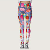 SNOEP SWEET PATTERN RAINBOW LEGGINGS (Voorkant)