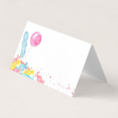 Snoep Sweet Shop Buffet Eten Label Kaart (Voorkant)