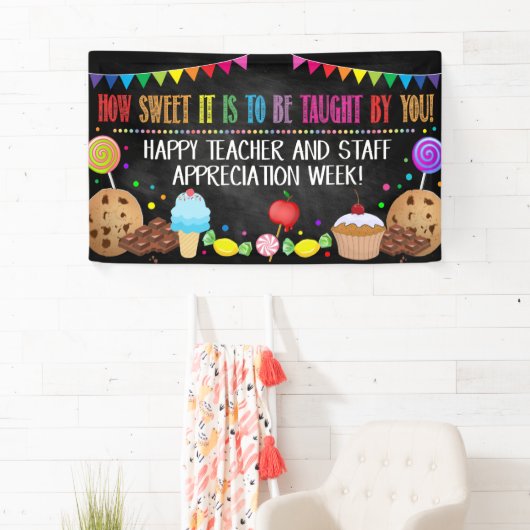 Snoep Sweet Theme Teacher Appreciation Week Banner (Insitu)