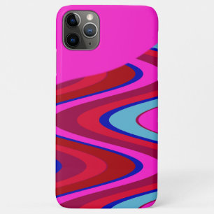Snoep Swirl-Red Hot Pink ontwerp iPhone 11 Pro Max Hoesje