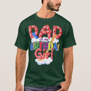 Snoep Thema Pap van het Birthday Girl132 T-shirt