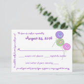 Snoep Treasures Message Text Response Kaart (Staand voorkant)