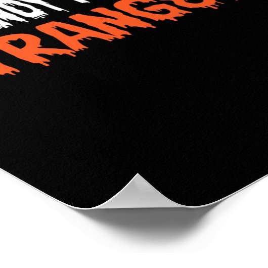 Snoep uit Strangers Funny Halloween 4 Poster (Hoek)