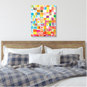 Snoep universum canvas afdruk (Insitu (Slaapkamer))