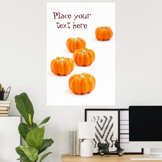 Snoep van de pompoen poster (Thuiskantoor)
