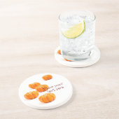 Snoep van de pompoen zandsteen onderzetter (Zijkant)