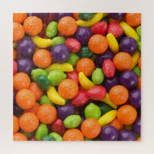 Snoep van hardfruit — snoepgoed legpuzzel