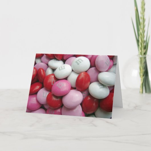 Snoep van valentijns feestdagen kaart (Voorkant)