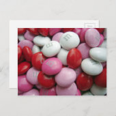 Snoep van valentijns feestdagenkaart (Voorkant / Achterkant)