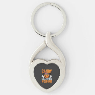 Snoep Verzamelaars Welkom Halloween Pompoen Sleutelhanger
